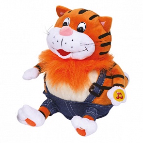 Мягкая игрушка - Кот из мультфильма Возвращение блудного попугая, озвученный, 25 см. (Мульти-Пульти, V40665/25S17sim)